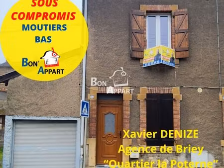 en vente maison 80 m² – 69 000 € |moutiers