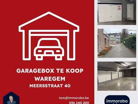 garage à vendre à waregem € 29.500 (kzq32) - immo roba | zimmo