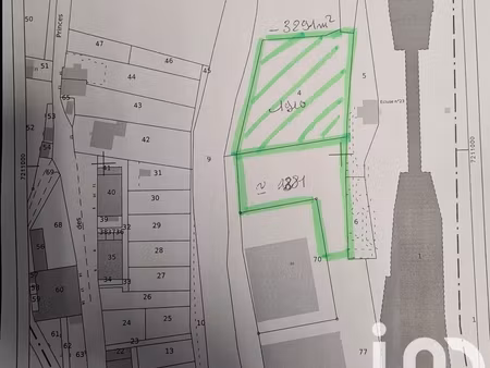 vente terrain à bâtir 3 260 m²