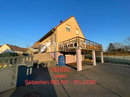 3%.com - exclusivité à mulhausen  maison 2016  117m²  4 chambres  jardin