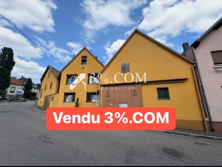 3%com maison avec dépendances au centre de berstheim