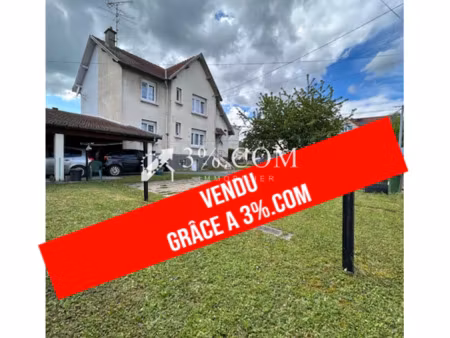 maison 90m²-3ch.jardin et dépendance à gandrange