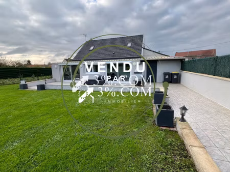 maison idividuelle semi plain pied 134 m² 3 ch beau jardin