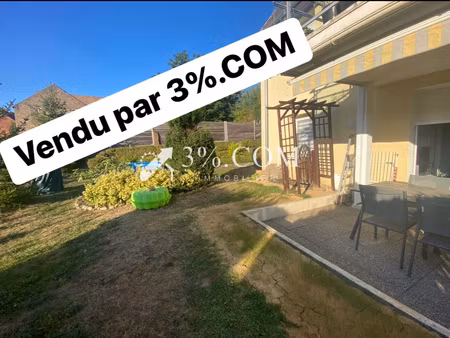 3%.com très beau f4 en rez de jardin - 3 terrasses - jardin 3 40 ares  berstett.