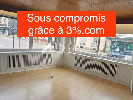 rdc centre-ville pompey – local professionnel 87m² avec place parking privative / cour/ ca