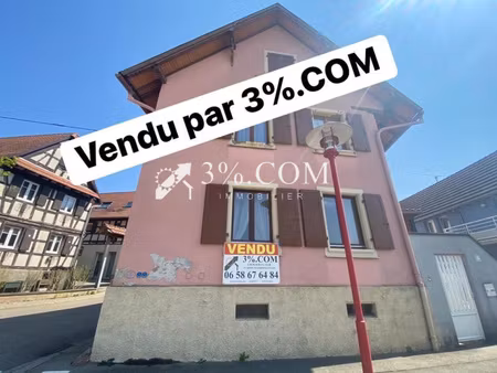 3%.com grande maison avec 4 chambres au centre de berstett