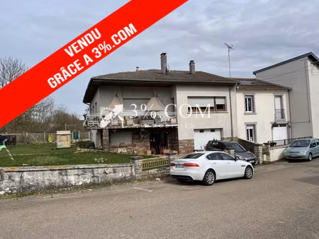 crevic  maison de 150 m² habitable avec terrain clos de 590 m²  4 chambres  bureau  garage