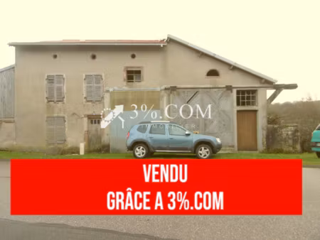 grange 210m² à rénover entièrement sur 1126m².