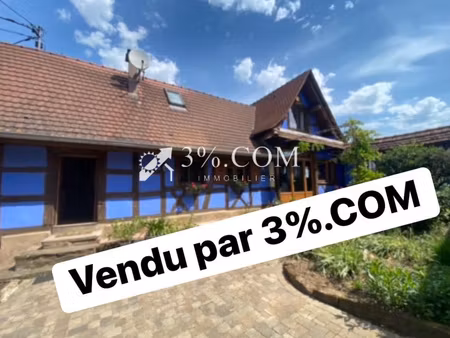 3%.com jolie maison alsacienne avec dépendance et jardin
