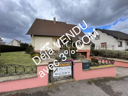 3%.com - exclusivité à lampertheim  maison 155m²  3 chambres  1 jardin.