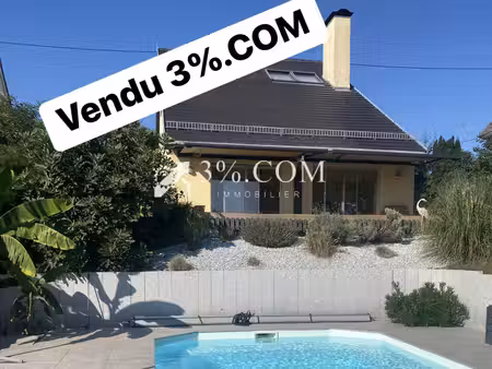 3%.com belle maison d'architecte avec piscine sur terrain 9 ares