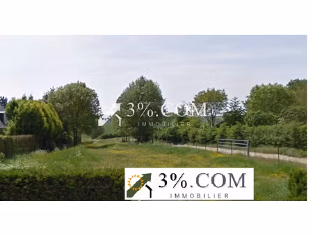 oisemont : terrain de 1500 m² avec point de vue sur la campagne