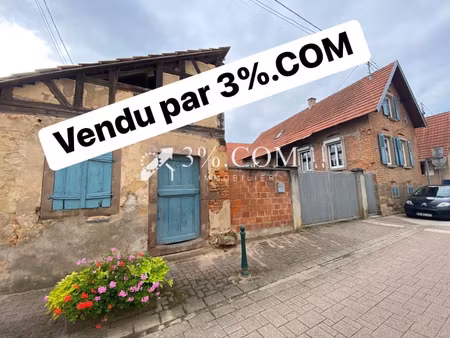 3%.com corps de ferme à rénover sur terrain de 5.50 ares