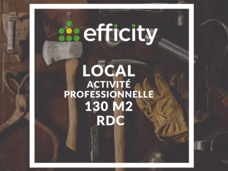 local commercial 1 pièce - 130 m²