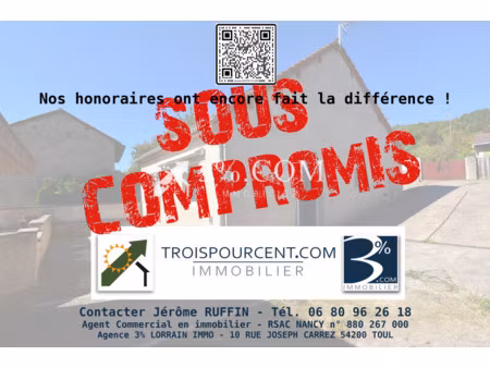 maison de 97 m² avec 3 chambres  1 bureau  grand séjour  cuisine équipe et terrasse à blen