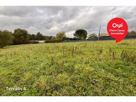 vente terrain à batir 876 m² à burlats (81100)  56 000 €
