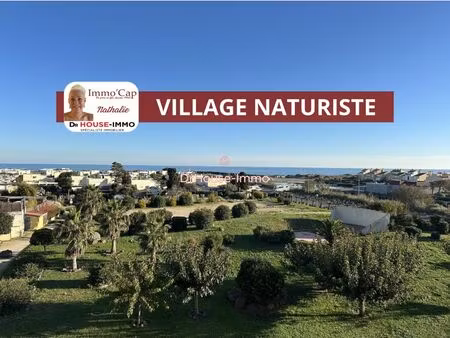 immo'cap - village naturiste - appartement 18 18 m2 carrez - au calme sur port nature 7 - 