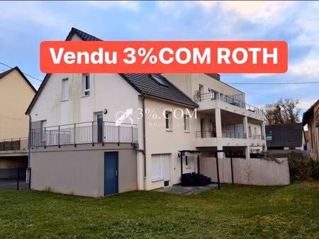 en vente appartement 64 m² – 189 000 € |schwindratzheim