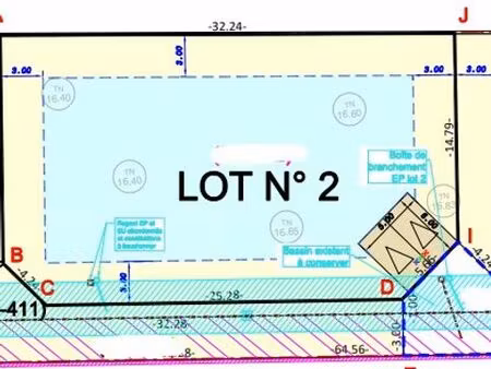 terrain de 665 m2 en vente - villeneuve-lès-maguelone  france