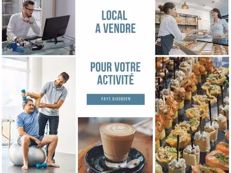 local d'activités de 50 m² à ploneour-lanvern