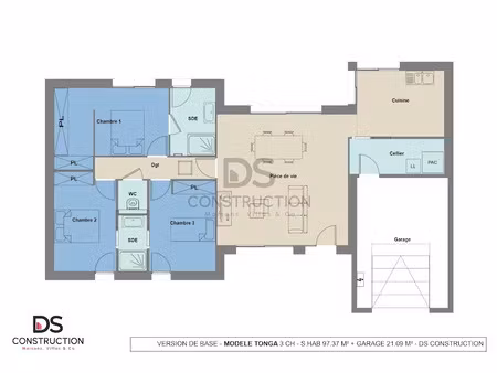 vente maison neuve 5 pièces 97 m² à vouille (86190)  267 520 €