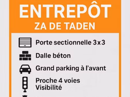 location locaux professionnels 130 m² à dinan (22100)  700 €