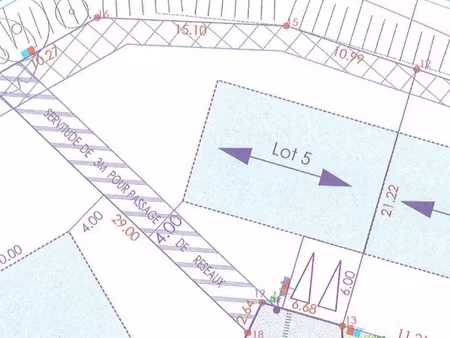 vente terrain à batir 526 m² à herbignac (44410)  111 000 €