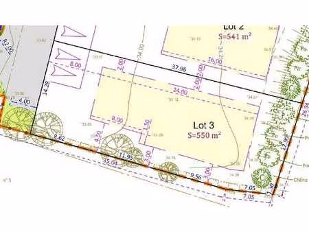 vente terrain à bruz (35170) : à vendre / 260m² bruz