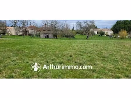 vente terrain 4979 m2 à asnières-la-giraud