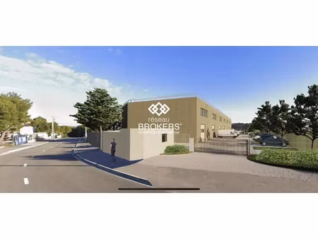 batiment industriel en construction