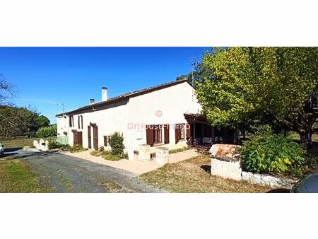 fonroque  maison 5 chambres  dépendances  garage avec 1500m² de jardin.