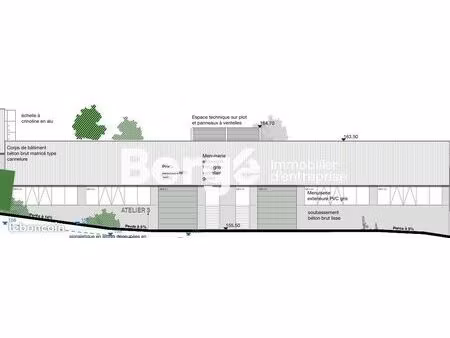 local 1124 m² mouans-sartoux