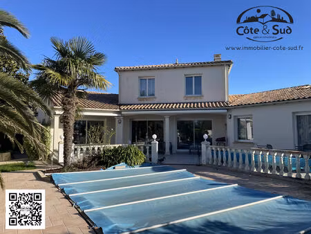 vente maison 6 pièces 180 m² salles-sur-mer (17220)