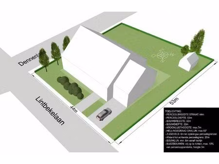 royaal residentieel gelegen hoekperceel op ca 2437 m²