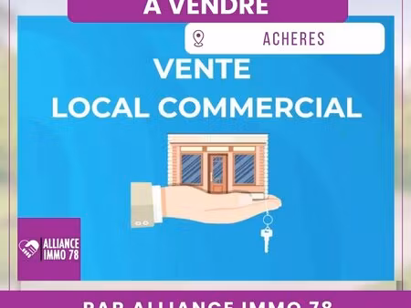 local commercial 260m2 centre ville acheres