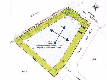 vente terrain à saint-quay-portrieux (22410) : à vendre / 713m² saint-quay-portrieux