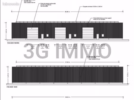 local d'activité 600 m²