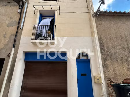 vendu libre de toute occupation: trouillas maison de village r+2  5 pièces avec garage