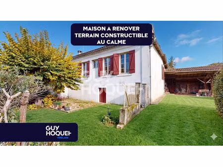 maison à renover  sur grand terrain de 1100 m2