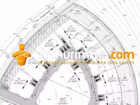 vente terrain 452 m2 à saint-yvi