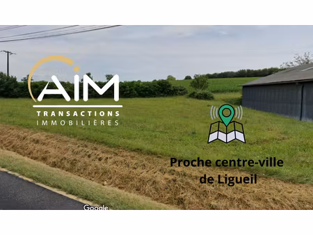 terrain viabilisé de 1.485m² proche centre ville ligueil