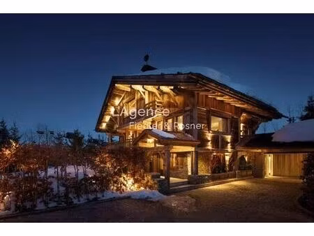 chalet de luxe en location à megève  france