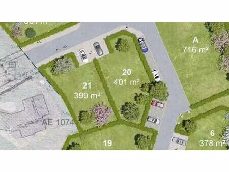 vente terrain à landrellec (22560) : à vendre / 401m² landrellec
