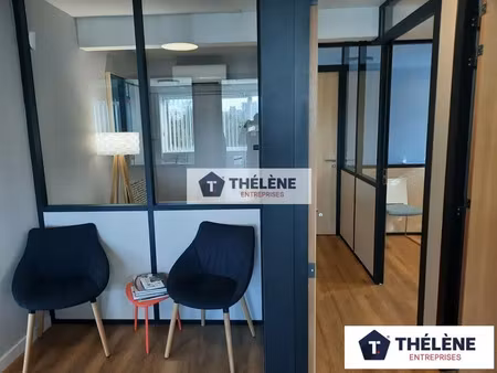 v9290 - montpellier est - la pompignane - a vendre - bureaux 108 m² - visibilité et vitrop