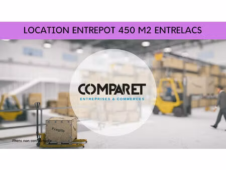location local industriel 450 m² à entrelacs (73410)
