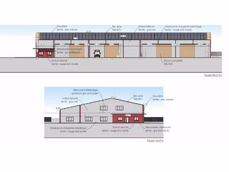 location local industriel 750 m² à denguin (64230)
