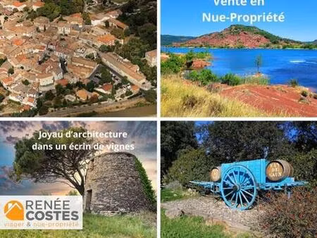 vente en nue propriété - f71-h75 ans - caux (34720)