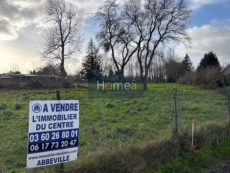 vente terrain 1057 m² à friville-escarbotin (80130)  57 200 €