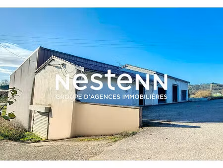 a vendre local commercial de 390 m² avec terrain de 4 540 m²  idéal artisan ou commerce
