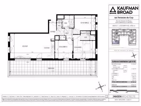 vente programme neuf appartement à barneville-carteret (50270) : à vendre appartement / 87